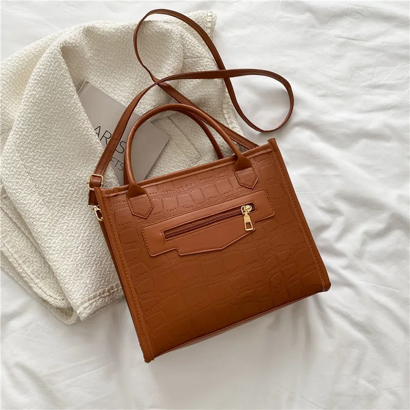 

New Trendy Commuter Fashion Ladies Sexy Crocodile Pattern Shoulder Messenger Bag Large Capacity Dating Party Cosmetics Handbag