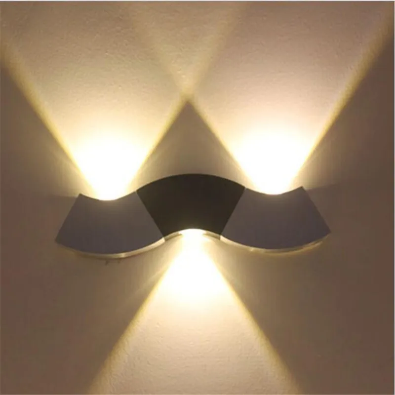 Бесплатная доставка 3 Вт 4 9 12 разноцветный светодиодный настенный светильник