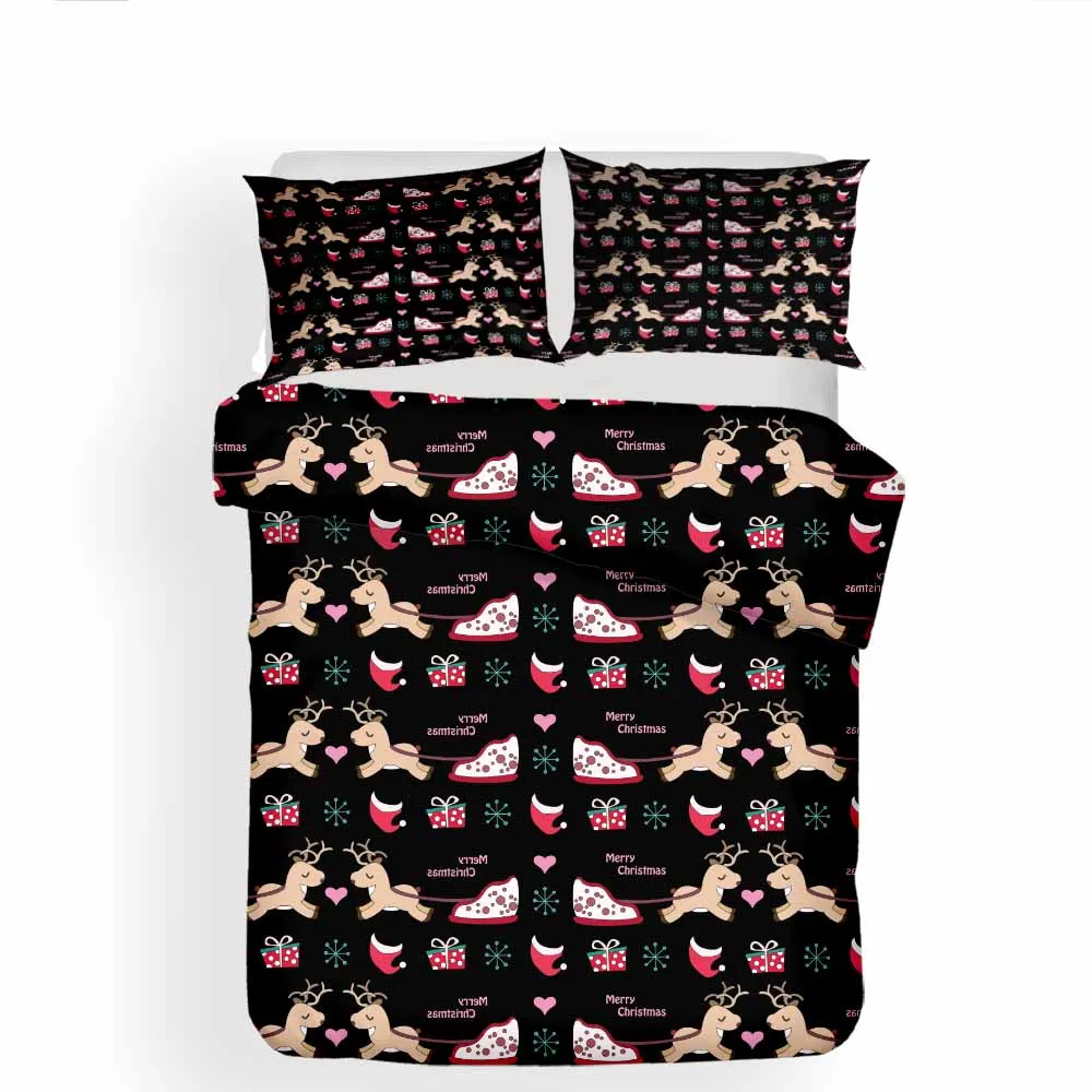 Милый олень дети одеяло постельные принадлежности наборы Рождество Одиночная