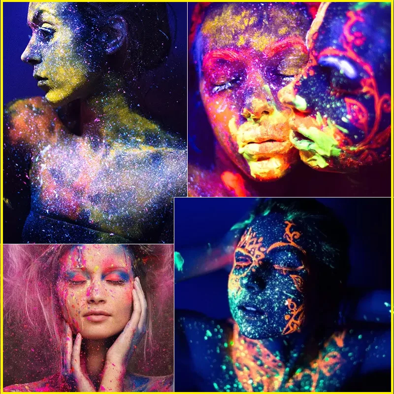 1 коробка флуоресцентный Пигментный Порошок для ногтей | Красота и здоровье