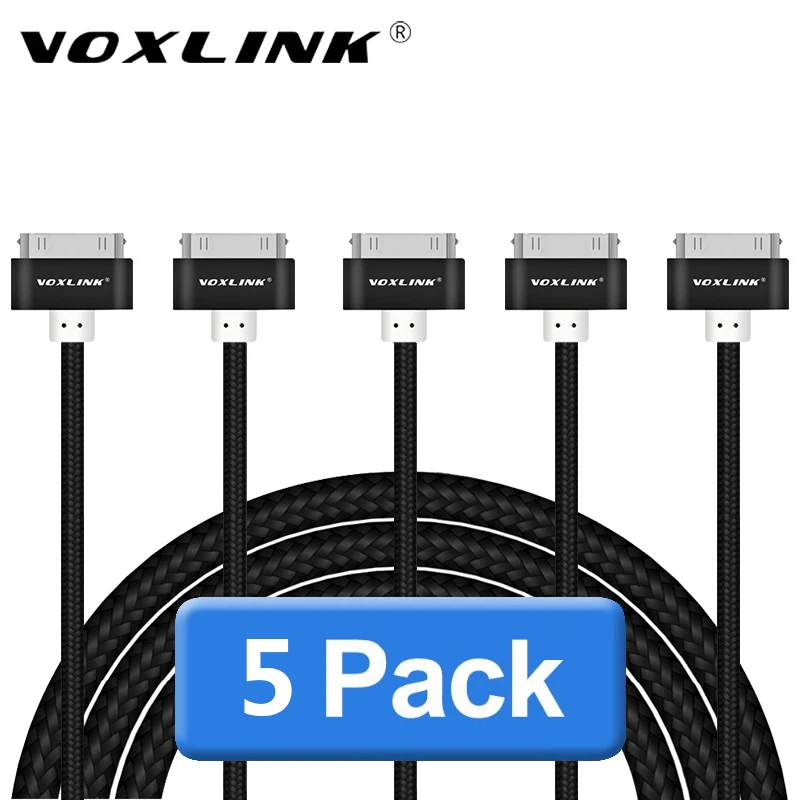 VOXLINK USB 30 Pin кабель для быстрой зарядки iphone 4 4s 3GS 3G iPad 1 2 3 iPod Nano itouch зарядное