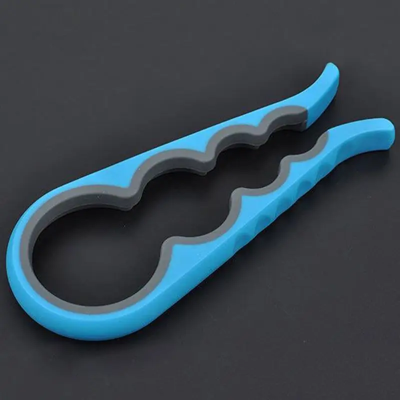 

Jar Bottle Can Opener - 2 Pack Rubber 4-in-1 Bottle Lid Opener for Multiple Size