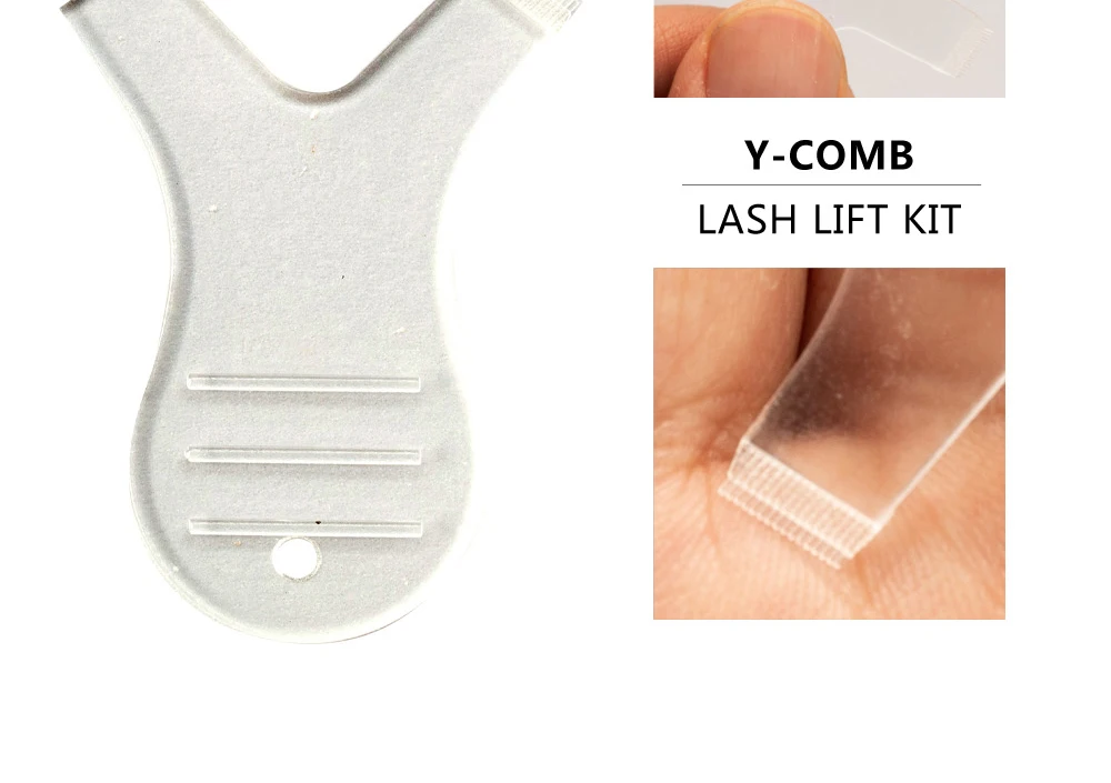 Yelix Lash Lift Professtional Eyelash Lamination Perm Kit Silicone Pads Y-shape Comb Semi-permanent Lashes Curling Private Label