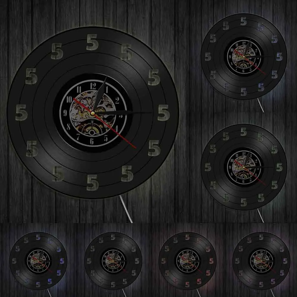 Настенные 3D часы кварцевые Серебристые настенные украшения ручной работы с