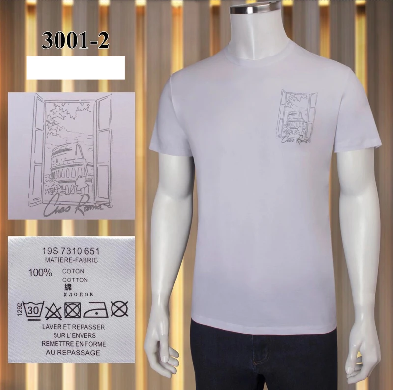 

BILLIONAIRE T-shirt cotton men 2021 summer new o-neck Casual printing Thin Big size M-4XL Short sleeve high quality
