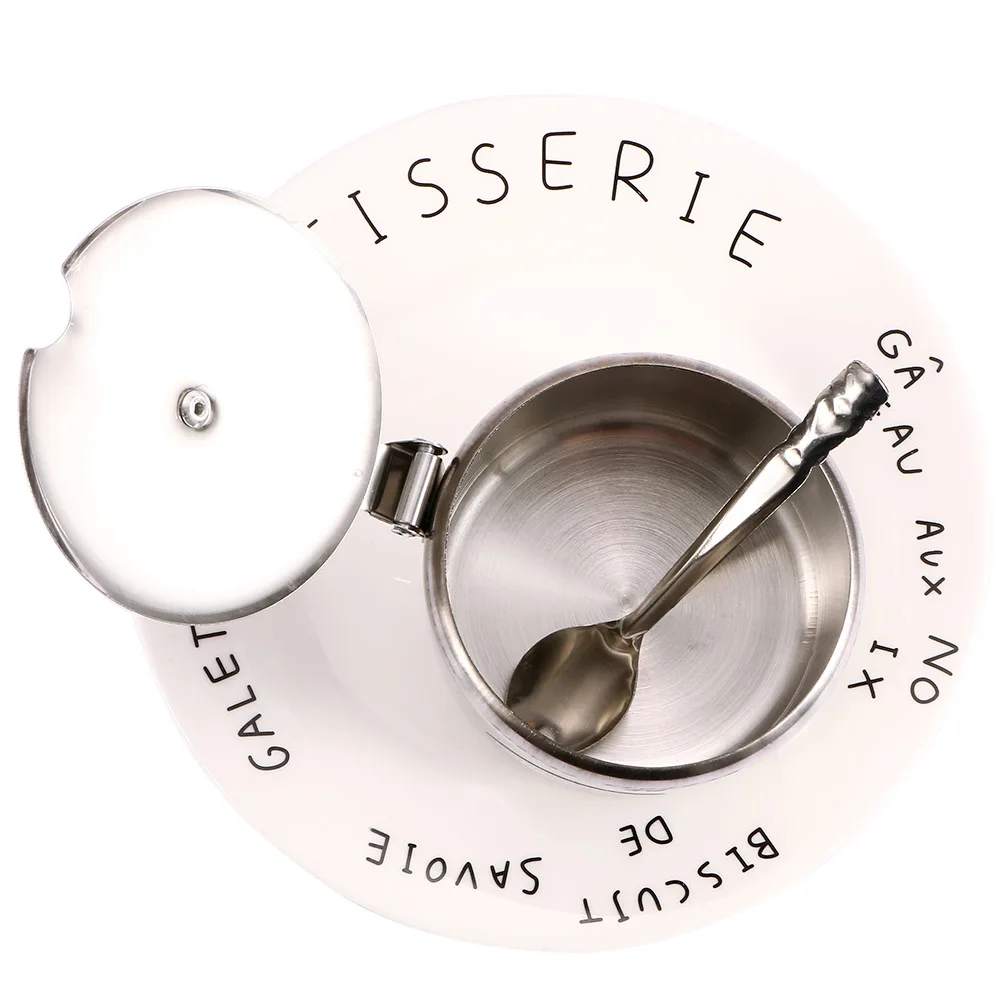 Мини горшок из нержавеющей стали для солонка банки чайные соусы кофейное варенье