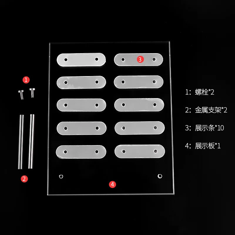 Накладные ногти дисплей полка для демонстрации ногтей прозрачная модель