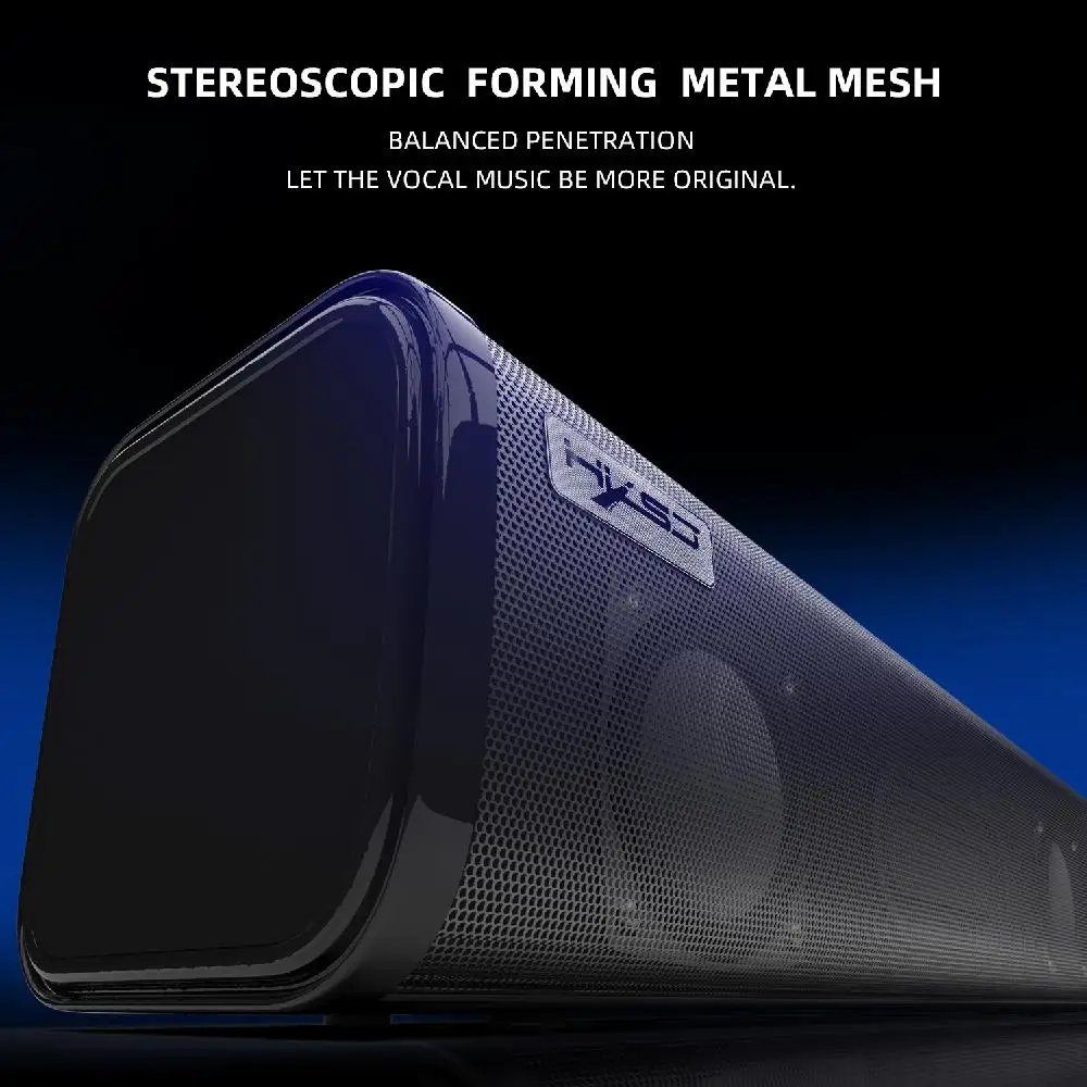 Беспроводной динамик Bluetooth5.0 2200 мАч портативный стерео громкоговоритель