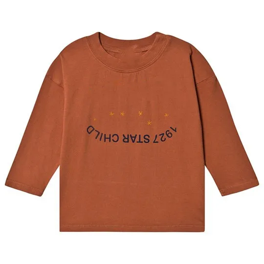 t shirts Детские футболки г. Новые Осенние свитшоты BC футболка с длинными рукавами и изображением флага сатурна и звезд Одежда для маленьких мальчиков и девочек спортивные футболки От 1 до 11 лет - Цвет: t shirts