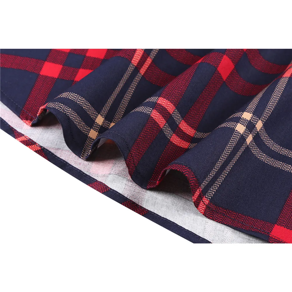 Мини юбка женская в клетку с завышенной талией элегантная плиссированная