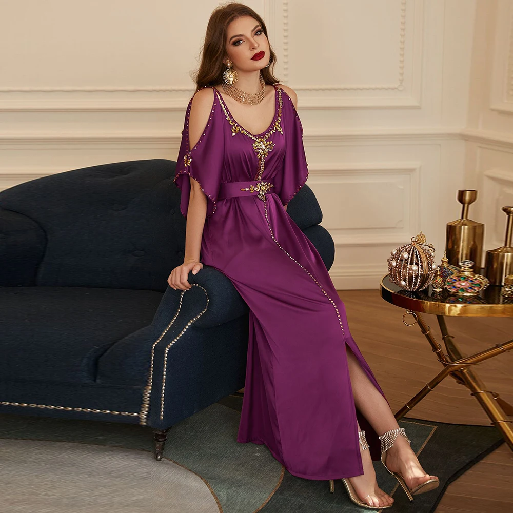 

Vestidos De Fiesta Christmas 2021 Vintage Long Satin Dress Party Plus Size Dresses For Women Clothing Femme Robe Noel