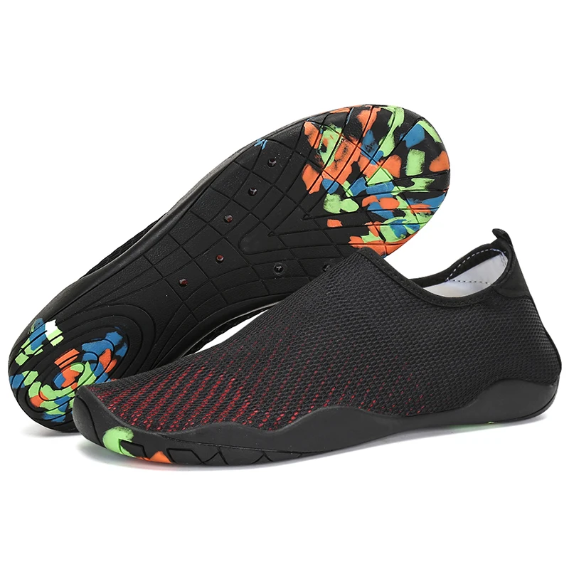 Мужские и женские кроссовки Aqua Shoes летние пляжные шлепанцы обувь для плавания