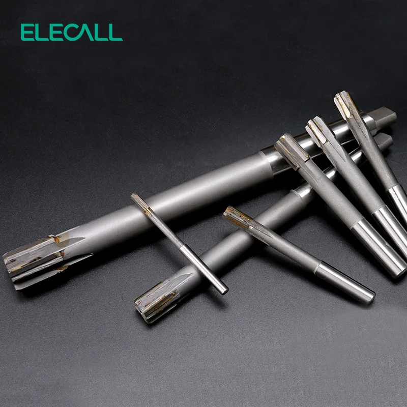 

ELECLAL Chucking reamer HSS H7 H8 H9 Straight Shank Milling Reamers Precision Chucking Machine Cutter Tools