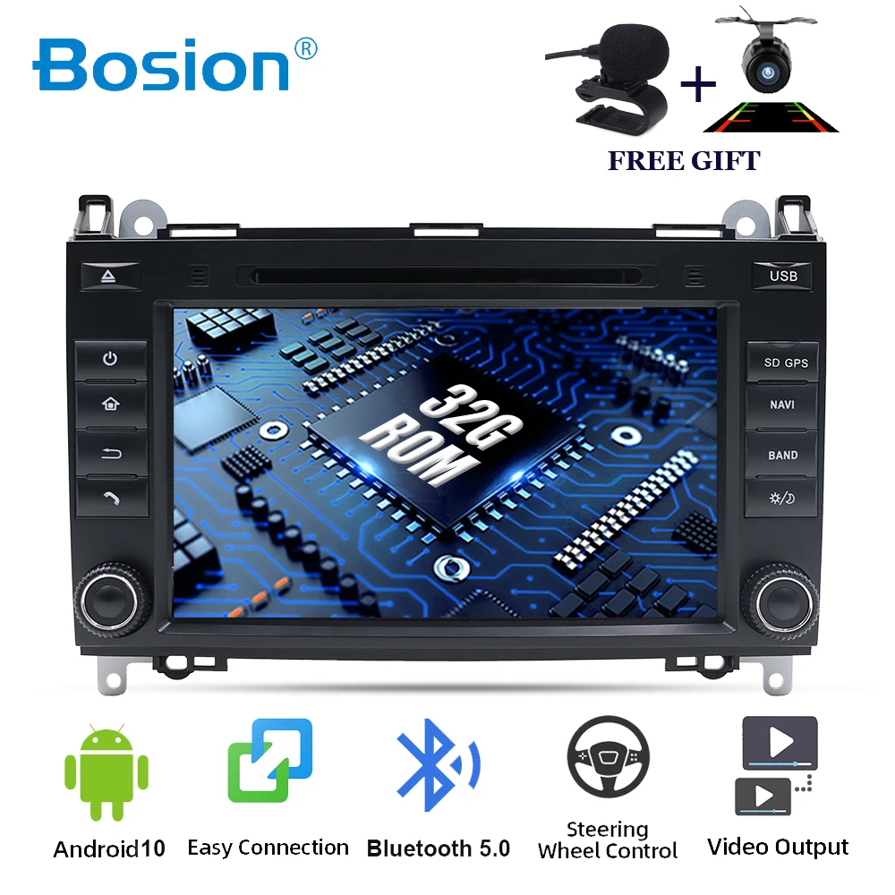 2 din Android 10 автомобильный радиоприемник/dvd multidedia плеер для Mercedes Benz Sprinter B200 W209 W169 B-class