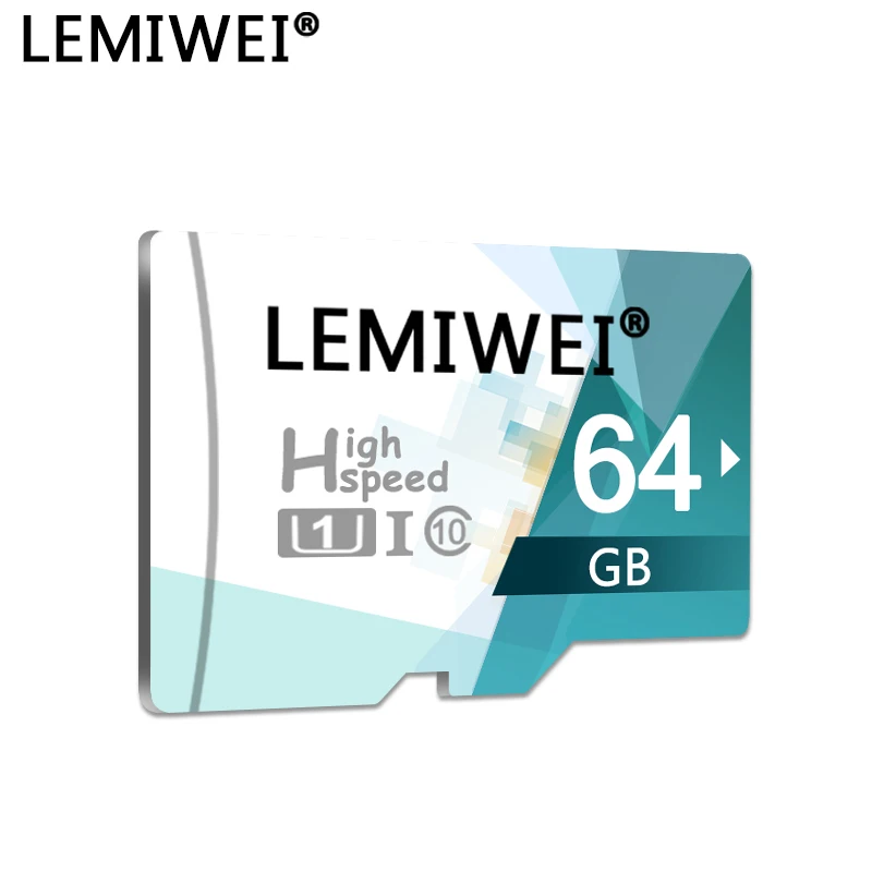 TF флэш карта памяти 64 ГБ 32 16 8 высокоскоростная LEMIWEI Trans UHS I 10 совместимая со
