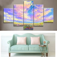 5d diy diamond painting cross stitch diamond embroidery sunset wilderness landscapes full drill mosaic 5 pcsset picture
