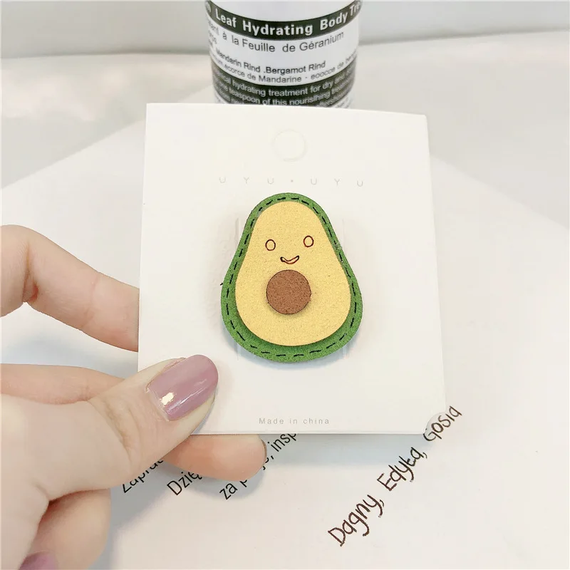 Новинка милая заколка для волос в виде моркови авокадо динозавра Детские волосы