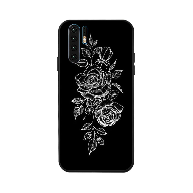 Ojeleye чехол для huawei Y7 чехол модная черная Обложка для телефона из силикона и ТПУ для huawei P30 P20 Lite Y5 Y6 Y7 Y9 чехлы на сиденья - Цвет: X066