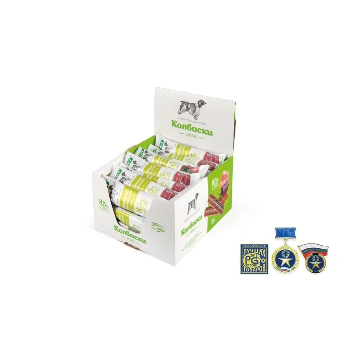Колбаска оригинальная mini 20 г 5008523|Лакомства и витамины для собак| |
