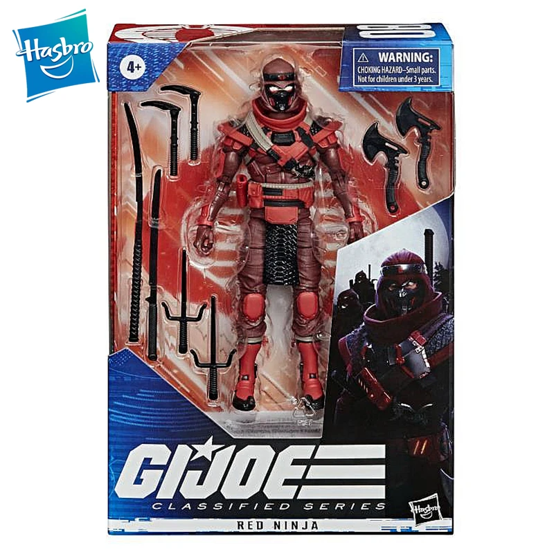 

Hasbro Special Forces G.I. Joe 2nd Wave Red Ninja Cobra Gung-Ho 6-inch Dolls Toy Model Gifts for Friends and Colleagues