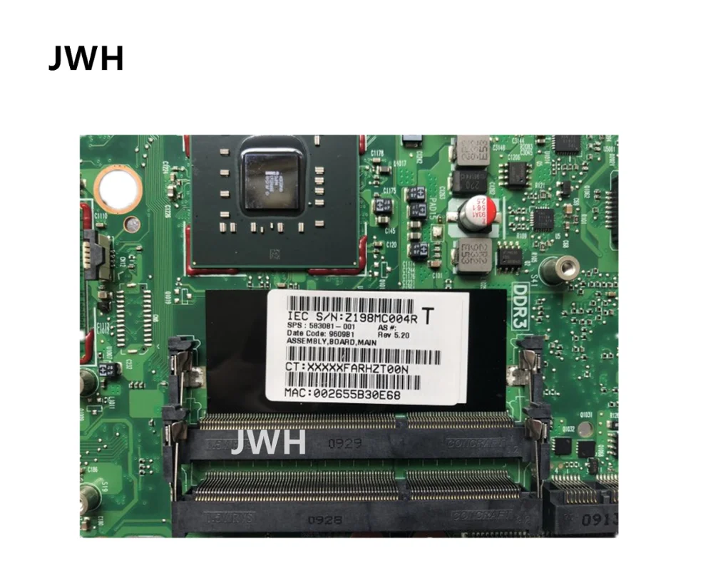 Для материнской платы HP ProBook 4410s 4510s 583081-001 583081-501 583081-601 протестированная Рабочая |