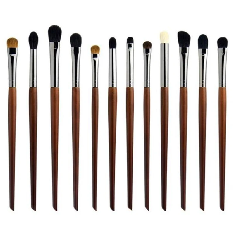 

The New Eye Shadow Smudge And Concealer 12 Sets Of Brushes Material Loose Paint Bevel Trimming Blush Flame Highlight Medium