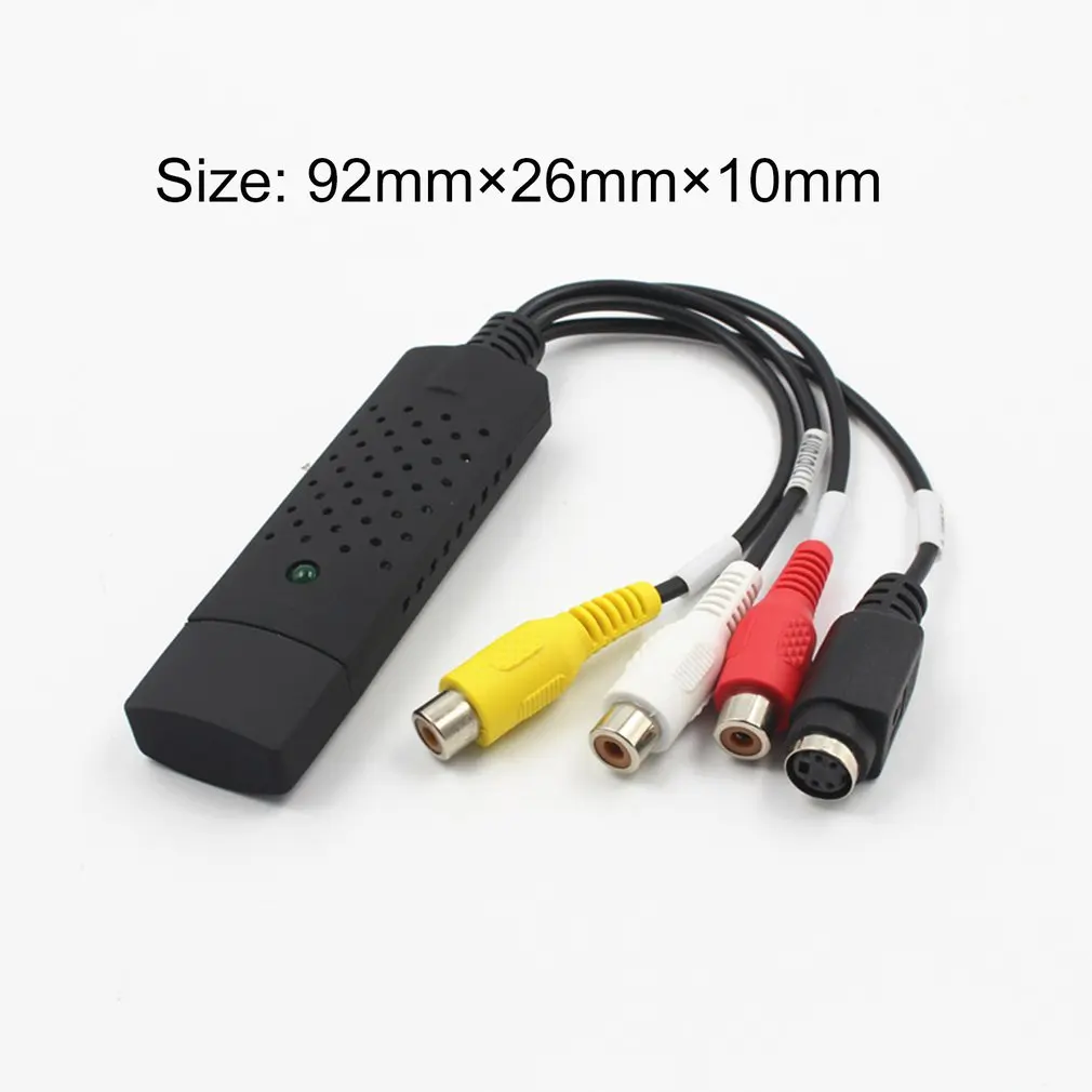 USB 2 0 легкая крышка Видео ТВ DVD VHS DVR cap ture адаптер Video поддержка Win8 Win10 для MAC IOS |