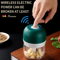 wireless portable garlic blender household mini meat grinder electric baby complementary food processor blenders mixers grinder