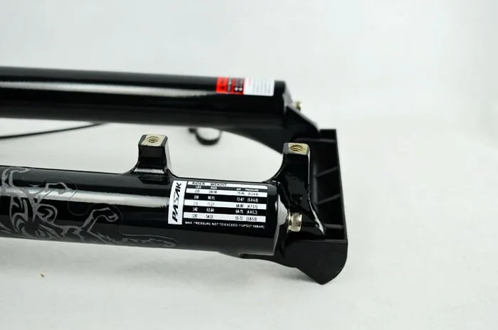 Пневматическая вилка Pasak Mtb 2" 27,5" 2" Золотая трубка 1 1/8" подвесная линия для горного велосипеда с дистанционным управлением RL HL