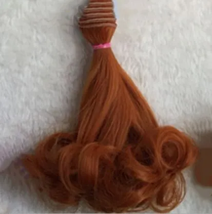1:3 1:4 1:6 DIY парик шиньон Горячая груша вьющиеся волосы для куклы BJD кукла треков