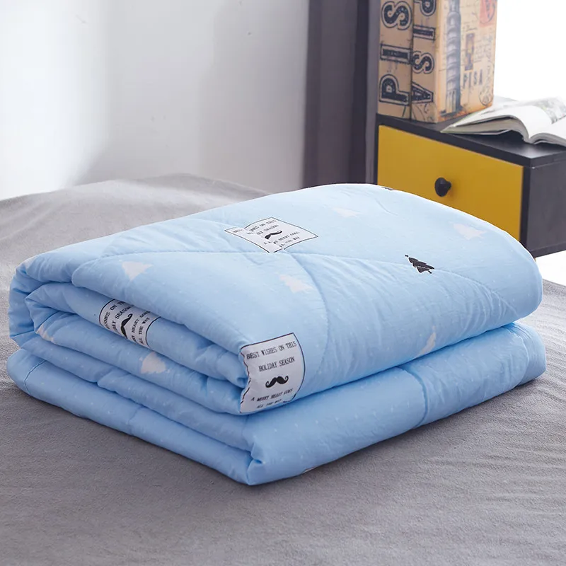 Летнее хлопковое покрывало с принтом для кровати стеганое взрослых домашний