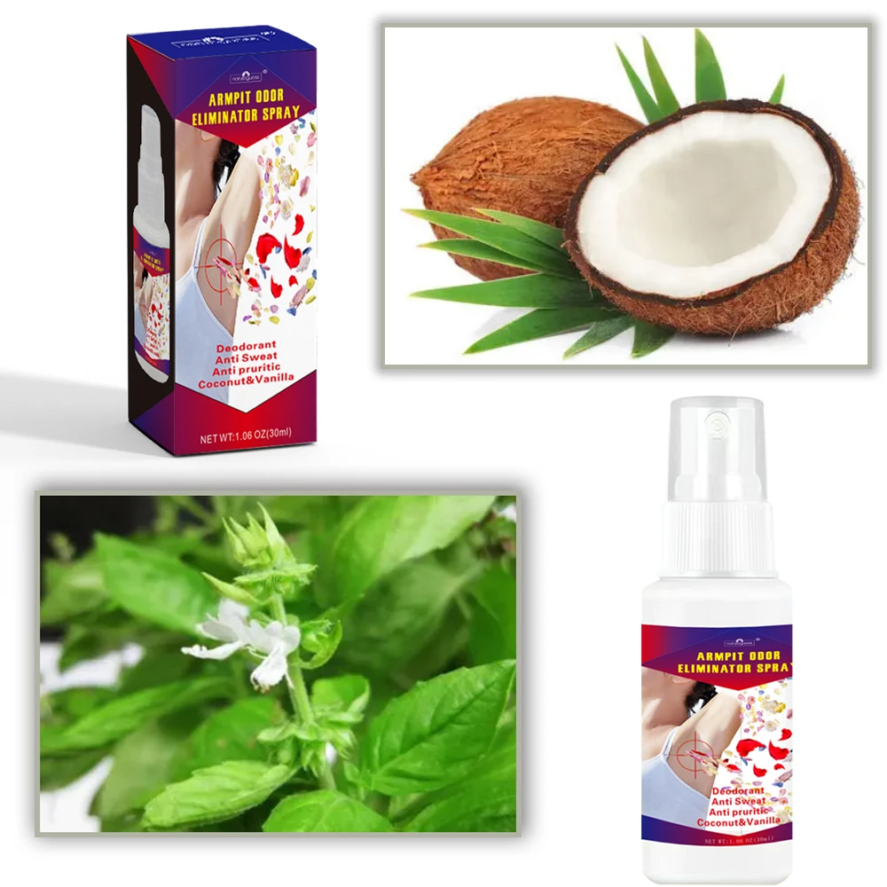 Body Odor Sweat Deodorant Spray Lasting Underarm Feet Sweating Deodorizer Eliminate Bad Smell Antiperspirants Natureguess | Красота и