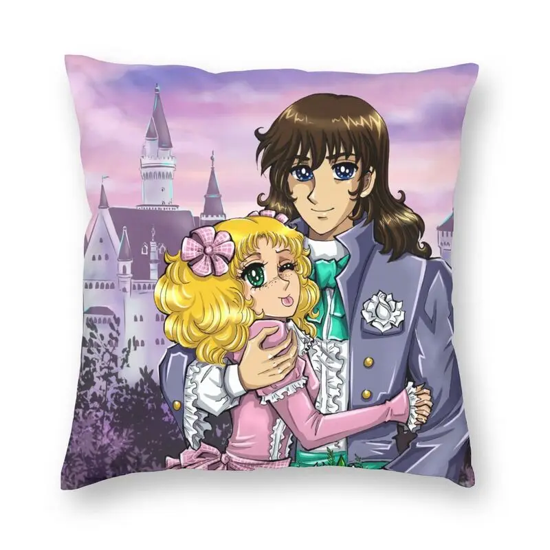 

Candice And Terry Grandchaster In The Forest Throw Pillow Case Decoration Candy Candy 80s Cushion Cover Pillowcover for Sofa