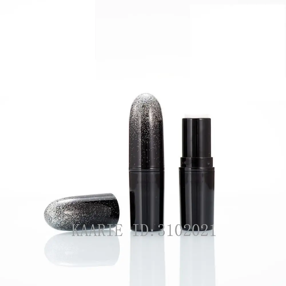 

10/30/50pcs Christmas Black Bullet Empty Lipstick Tube 12.1mm Lip Balm Bottle Lipstick Shell Packaging Cosmetics Refillable