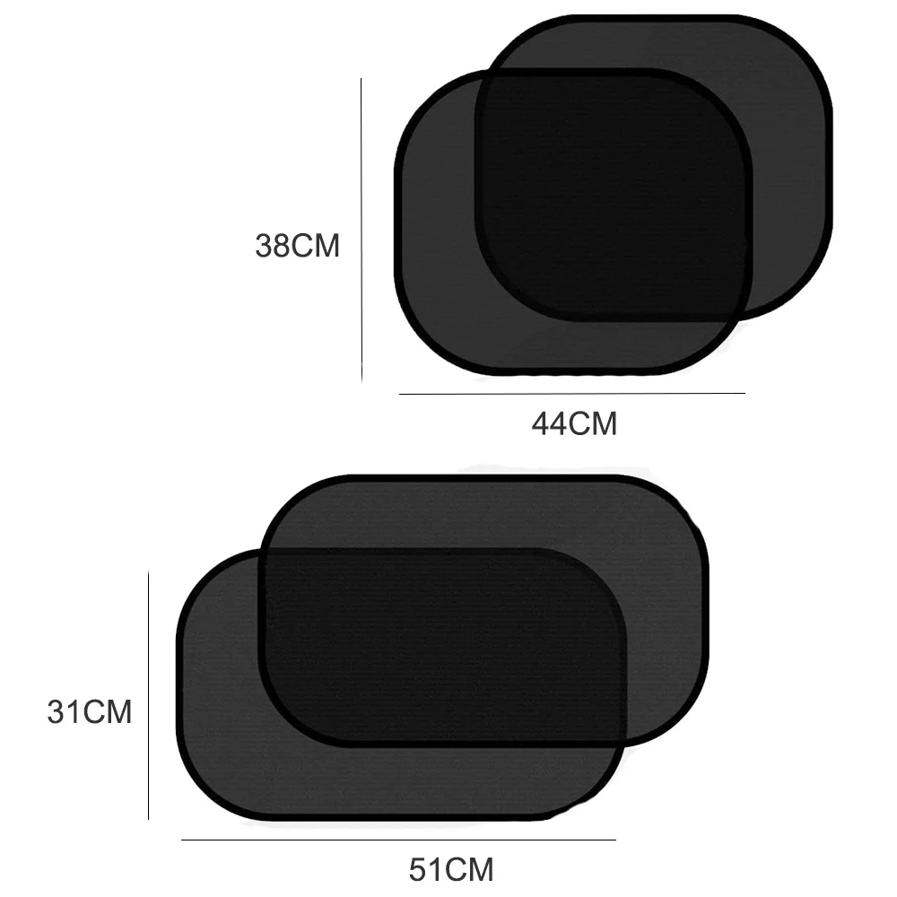 4 шт./упаковка солнцезащитные козырьки для автомобильных окон|Занавески боковых