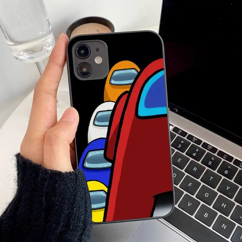 

Amonguss Game Phone Case for iPhone 8 7 6S Plus X 5S SE 2020 XR 11 12 mini pro XS MAX