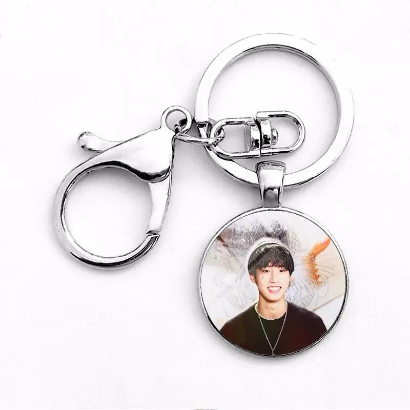 Модные KPOP, Детские брелки для ключей, одиночное фото подвеска брелок для фанов, подарок, детский набор канцелярских принадлежностей kpop, новое поступление - Цвет: 09