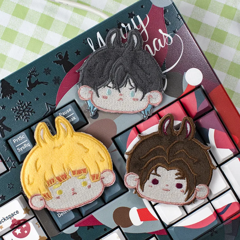 

NEW Anime Demon Slayer Embroidery Cloth Badge Brooch Pin Medal Souvenir Agatsuma Zenitsu Inosuke Kamado Tanjirou Tomioka Giyuu