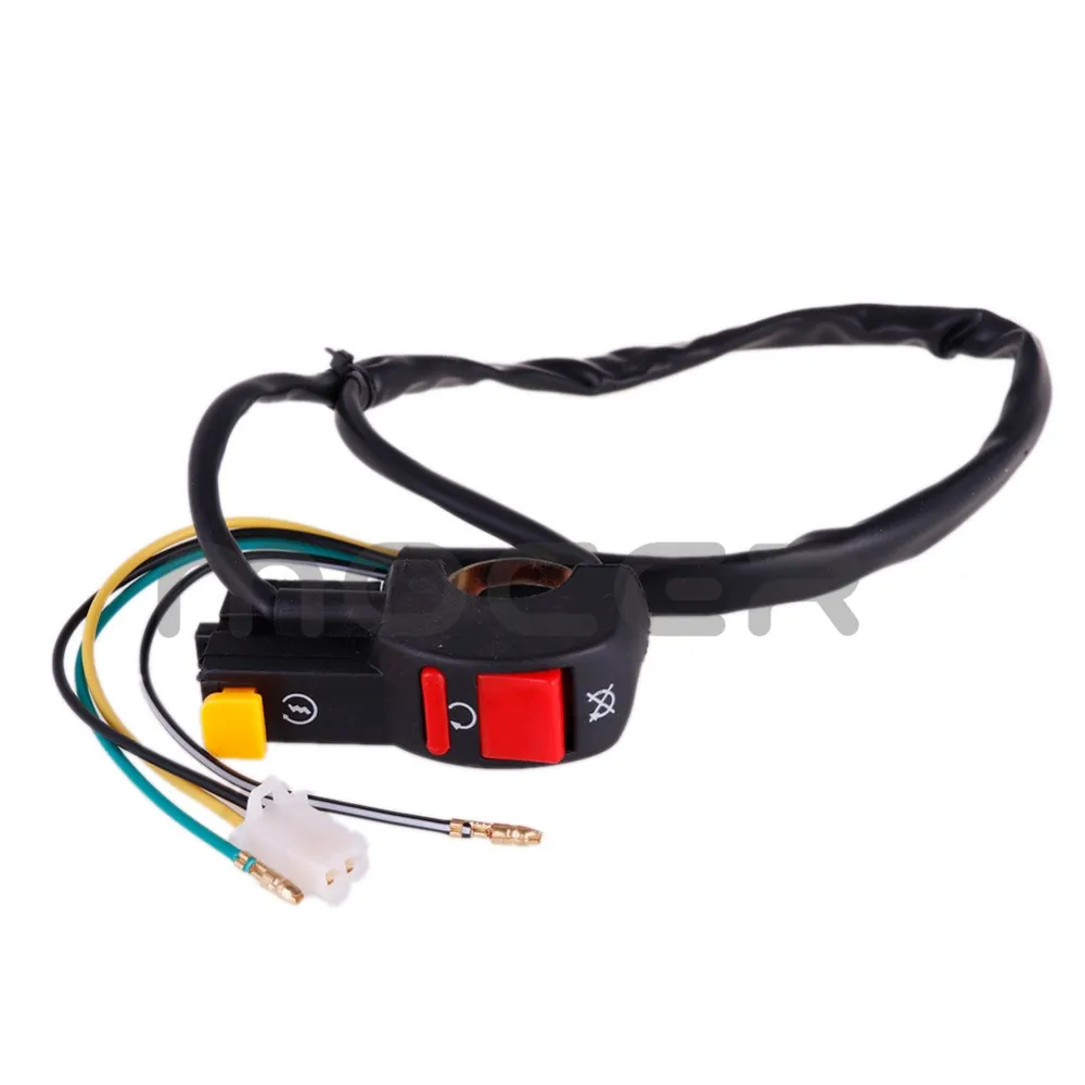 Переключатель Руля Мотоцикла электрический стартер старт &amp Стоп ATV кнопка