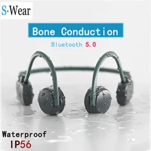 New Bluetooth 5.0 wireless sweatproof waterproof bone conduction headphones outdoor sports headphones, hands-free headphones