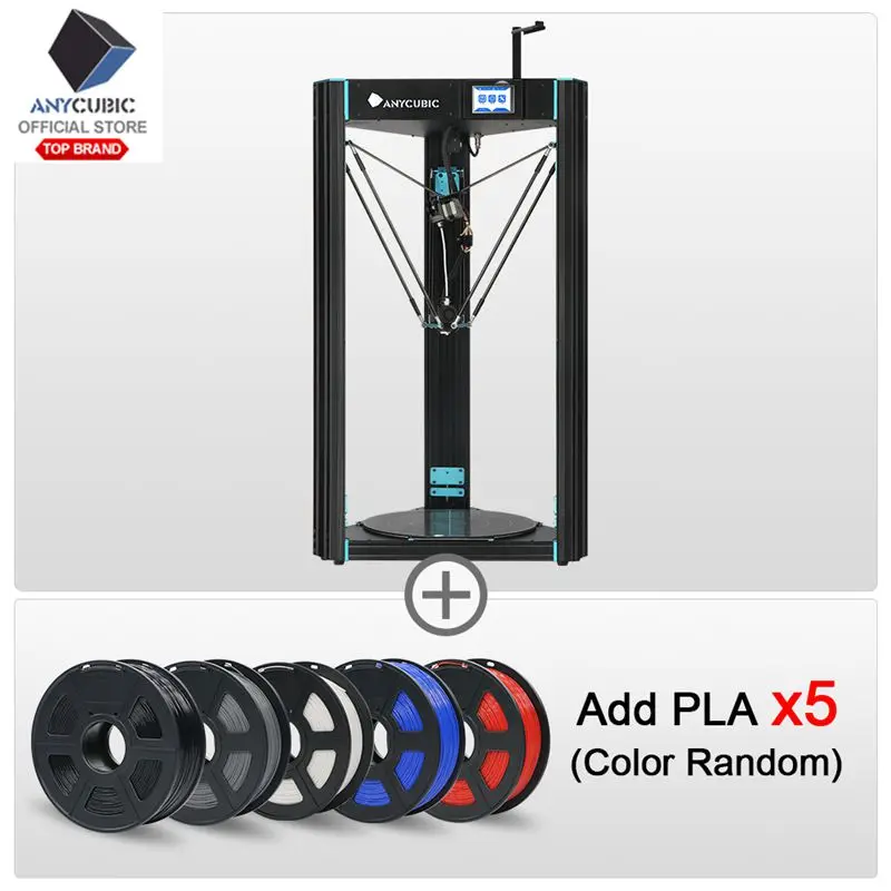 ANYCUBIC Predator, 3d принтер, самый большой шкив 370x370x455 мм, автоматическое выравнивание, большой металлический 3d принтер, DIY набор, impresora 3d