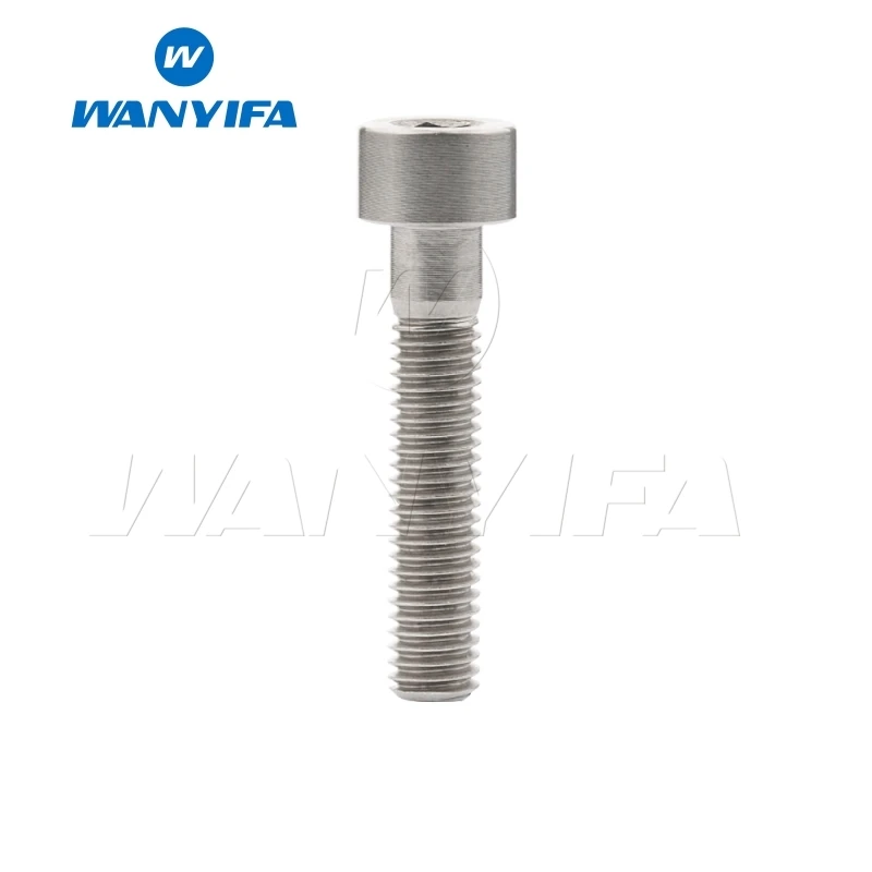 M6x30mm Original Титановый "Wanyifa" Ti Болт M6 x 20 25 30 35 мм для наушников - Цвет: M6x30mm Original