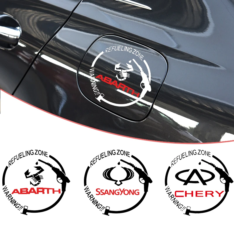 

1pcs Car Waterproof Fuel Tank Cover Sticker For Land Rover evoque santana defender freelander 2 discovery 1 2 3 ranger emblem