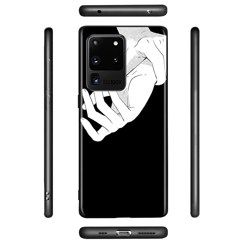 

Black Style Hand Art For Samsung Galaxy A01 A11 A12 A21 A31 A41 A42 A51 A71 A91 A32 A52 A72 A02S Phone Case