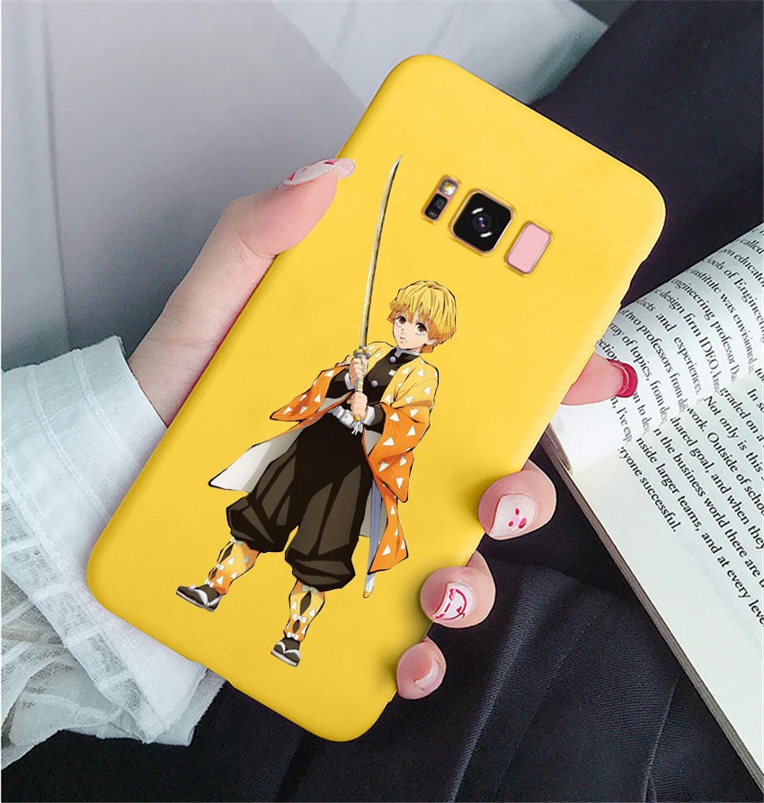 Камадо Nezuko Kimetsu без Yaiba демон убийца ТПУ, конфетный мягкий чехол для телефона для samsung s8 s8plus s9 s9plus s10 s10e note9 note10