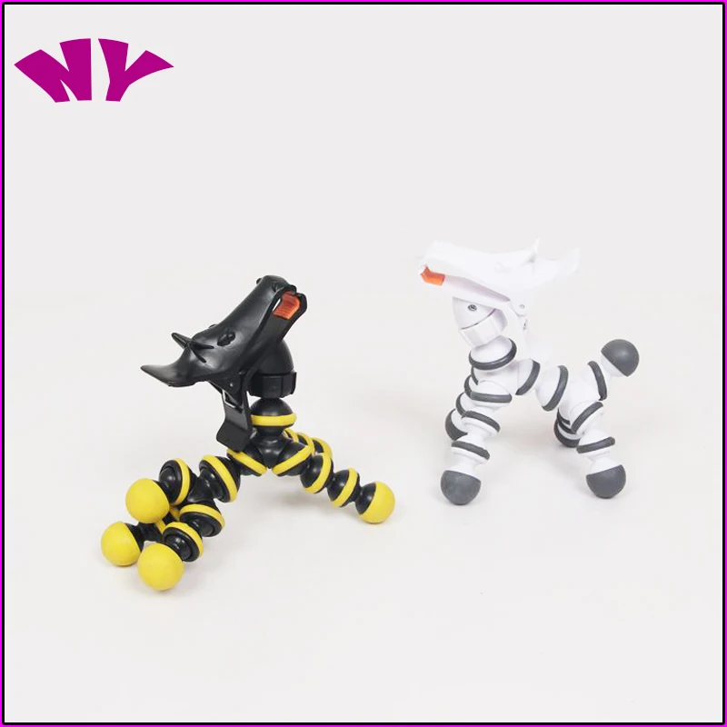 

3D Cartoon Desktop Stand Flexible Horse Shape Phone Tripod Bracket 360 Rotation Adjustable Phone Holder Stand Universal