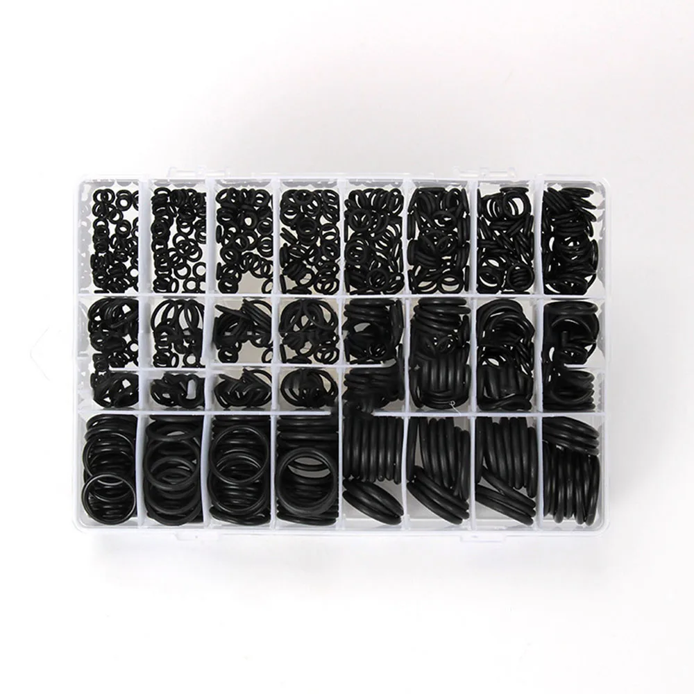 

1200PCS Black Rubber O-Ring Gaskets Assorted Size Kit for RC Drone RC Airplane RC Quadcopter RC Parts DIY Accessories Spare Part