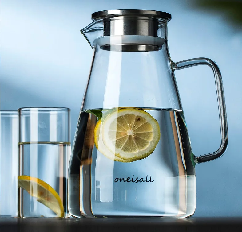 1000 мл 2000 чайный горшок стеклянный чайник для воды контейнер сока из