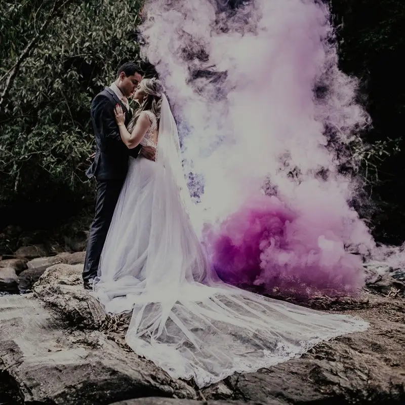 5 шт./компл. горячая Распродажа дым торт круглый красочный эффект тумана чайник