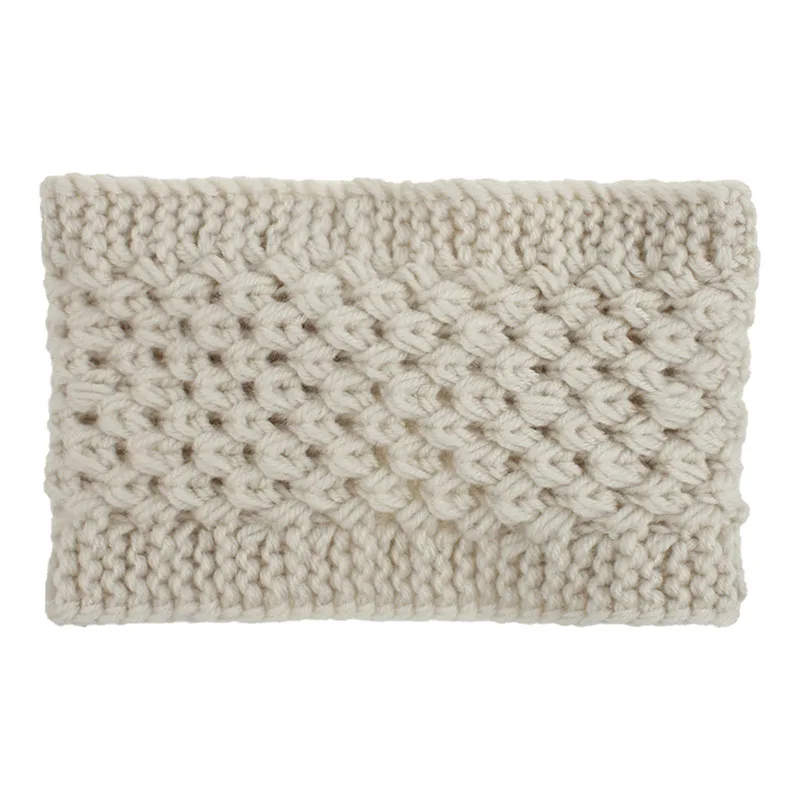 

2020 Vintage Hollow Out Knit Headband Women Winter Crochet Hair Band Elastic Headbands Hairband Girls Hair Accessories Headwrap